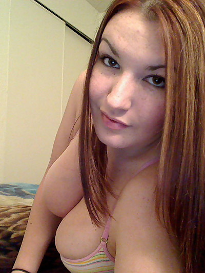 Teen slut Kayla shows off her perfect round made for fucking boobs