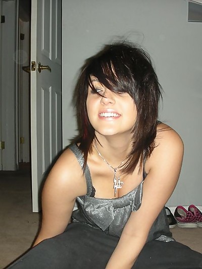 cute white girl takes it all off