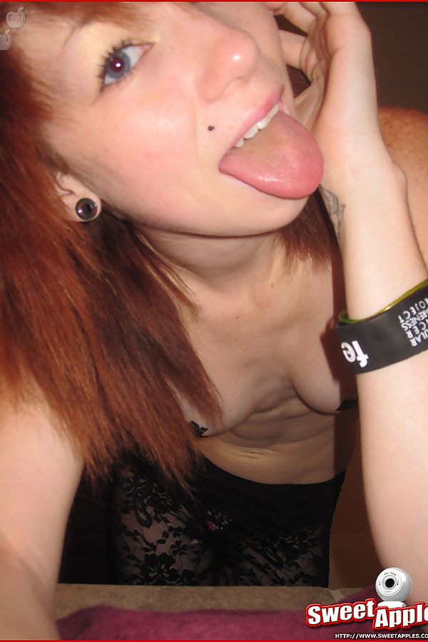 Redhead self shot photos